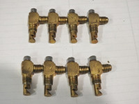 USED SET OF CROWER 38A   180 DEGREE LIKE 27A HILBORN  038" ORFICE